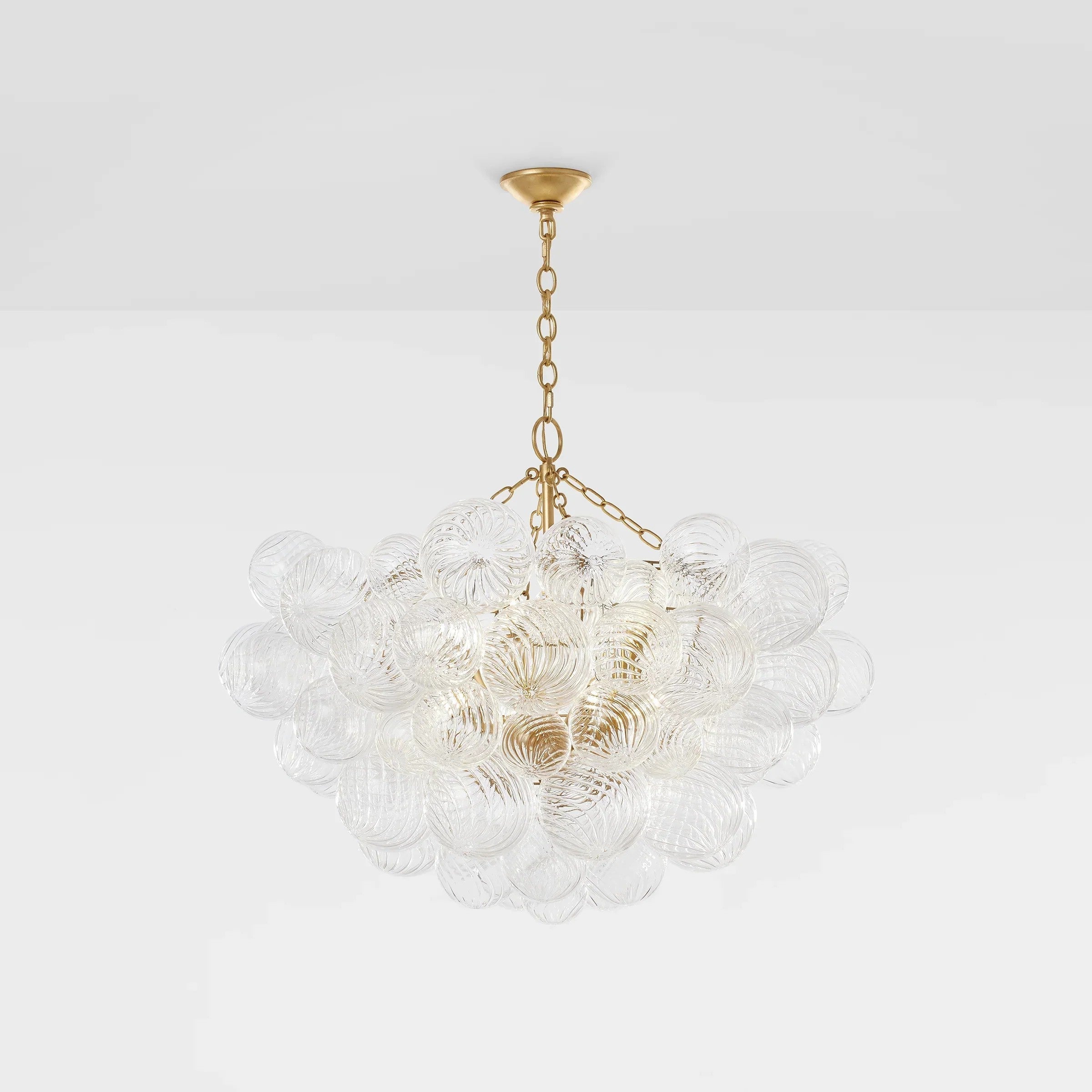 Talian Glass Round Chandelier 33"-MEET LIGHTING