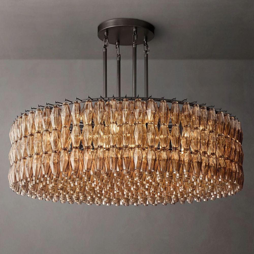 Chara Round Chandelier-MEET LIGHTING