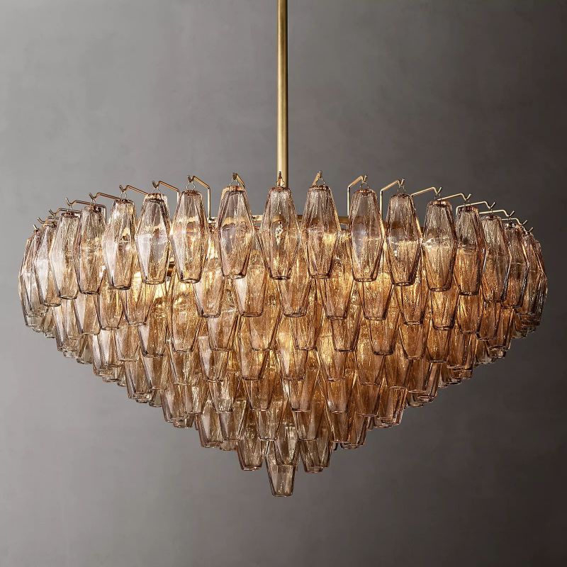 Chara Round Chandelier-MEET LIGHTING
