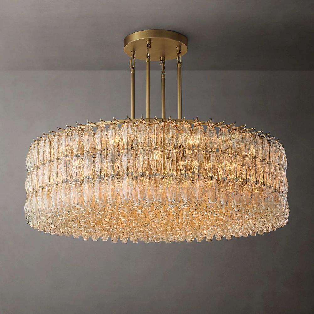 Chara Round Chandelier-MEET LIGHTING