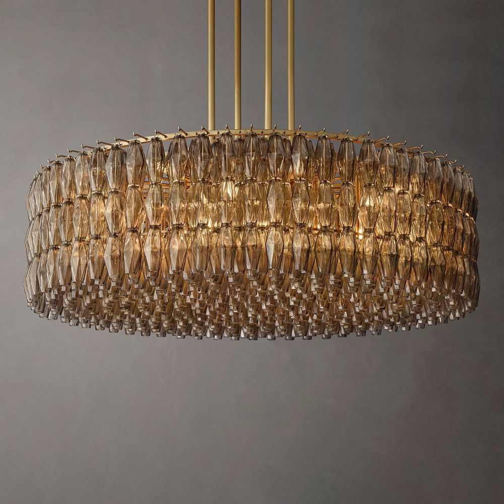 Chara Round Chandelier-MEET LIGHTING