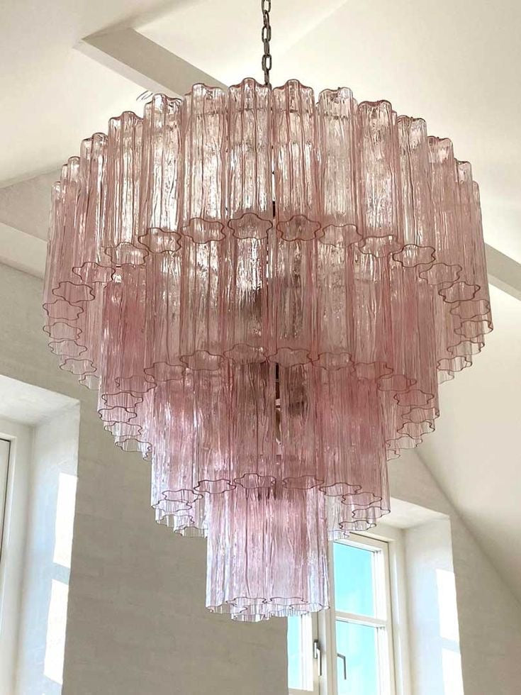 Modern Art Design 3/4/5/7-Tier Hand-blown Glass Tiered Chandelier-MEET LIGHTING
