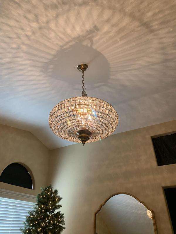 French Empire Vintage Bead Ellipsoid Crystal Chandelier for Living Room/Bedroom-MEET LIGHTING