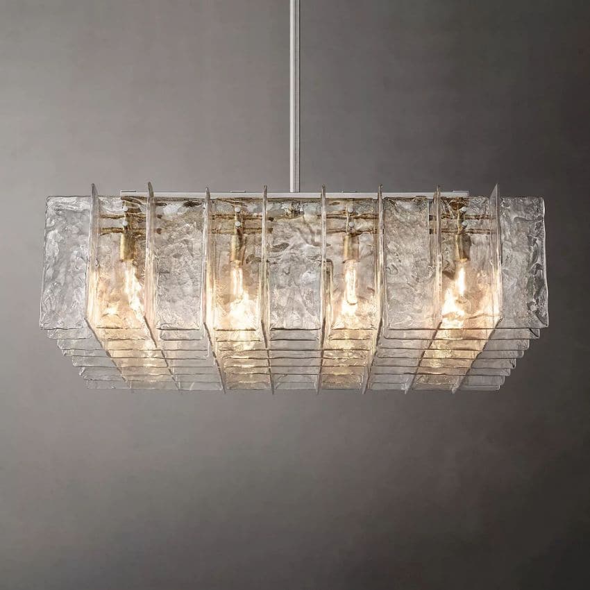 Lottice Square Chandelier 48"