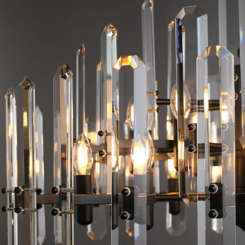 Boniton Crystal Round Chandelier 24"36''48''