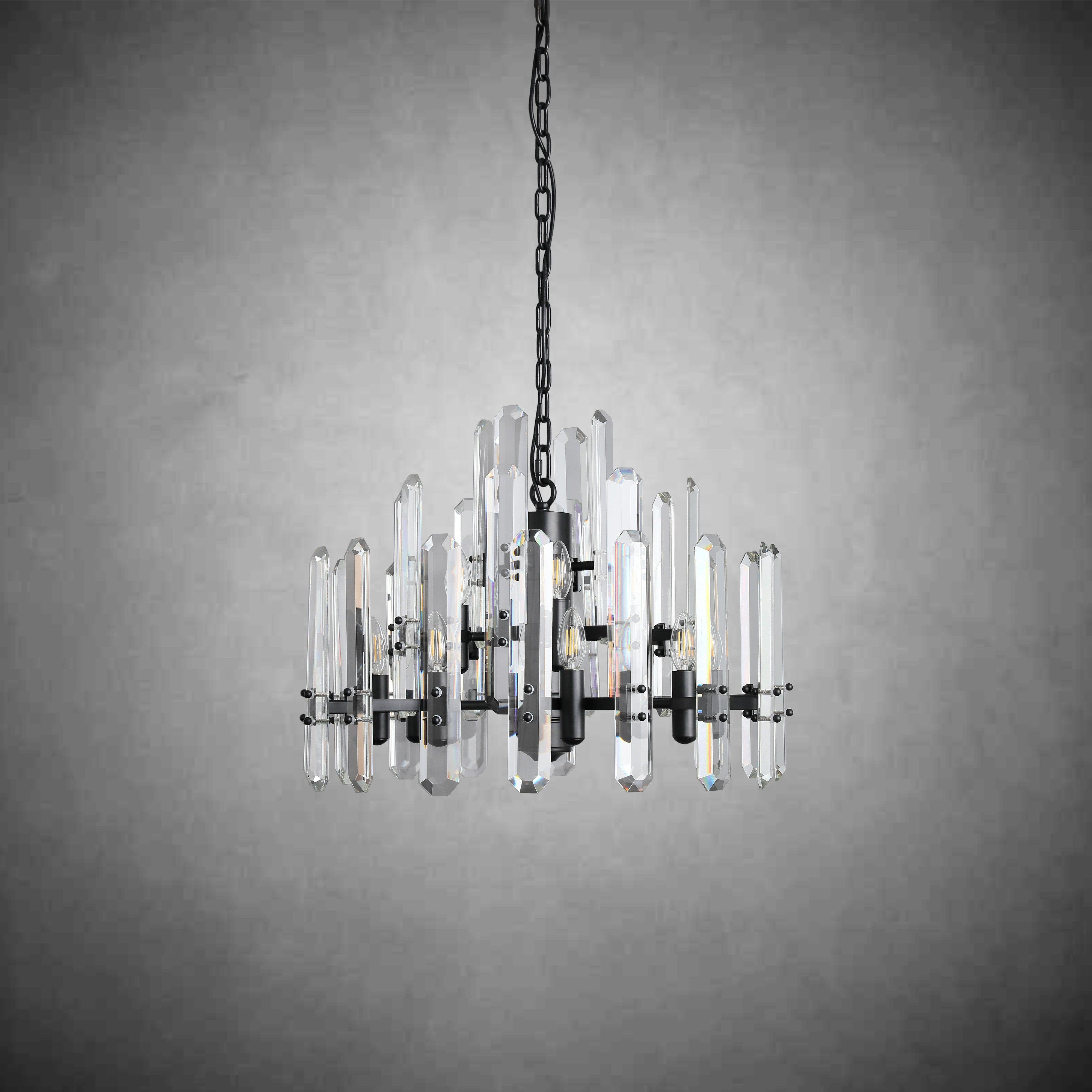Boniton Crystal Round Chandelier 24"36''48''