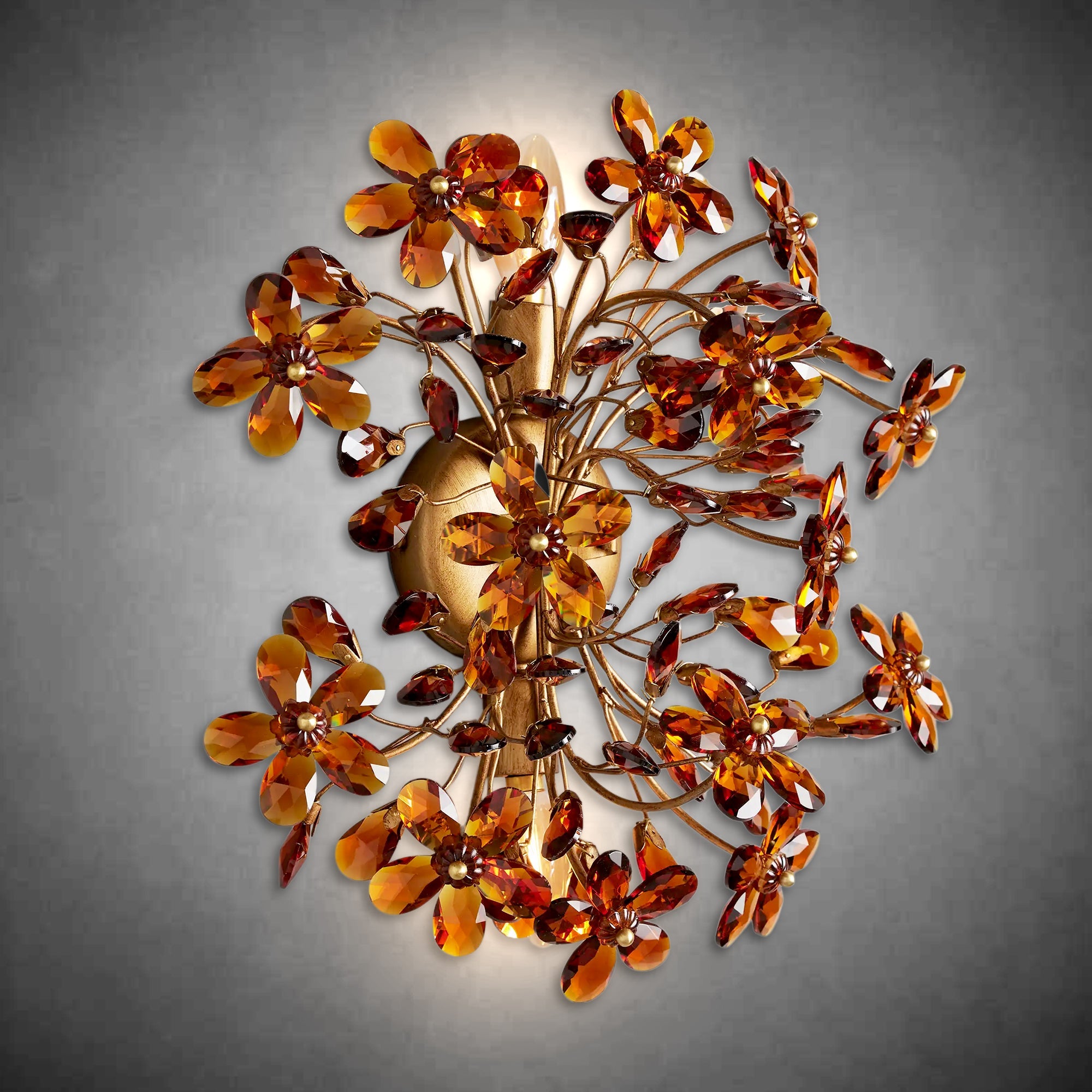 Fiore Colored 2-Light Wall Sconce 14"H