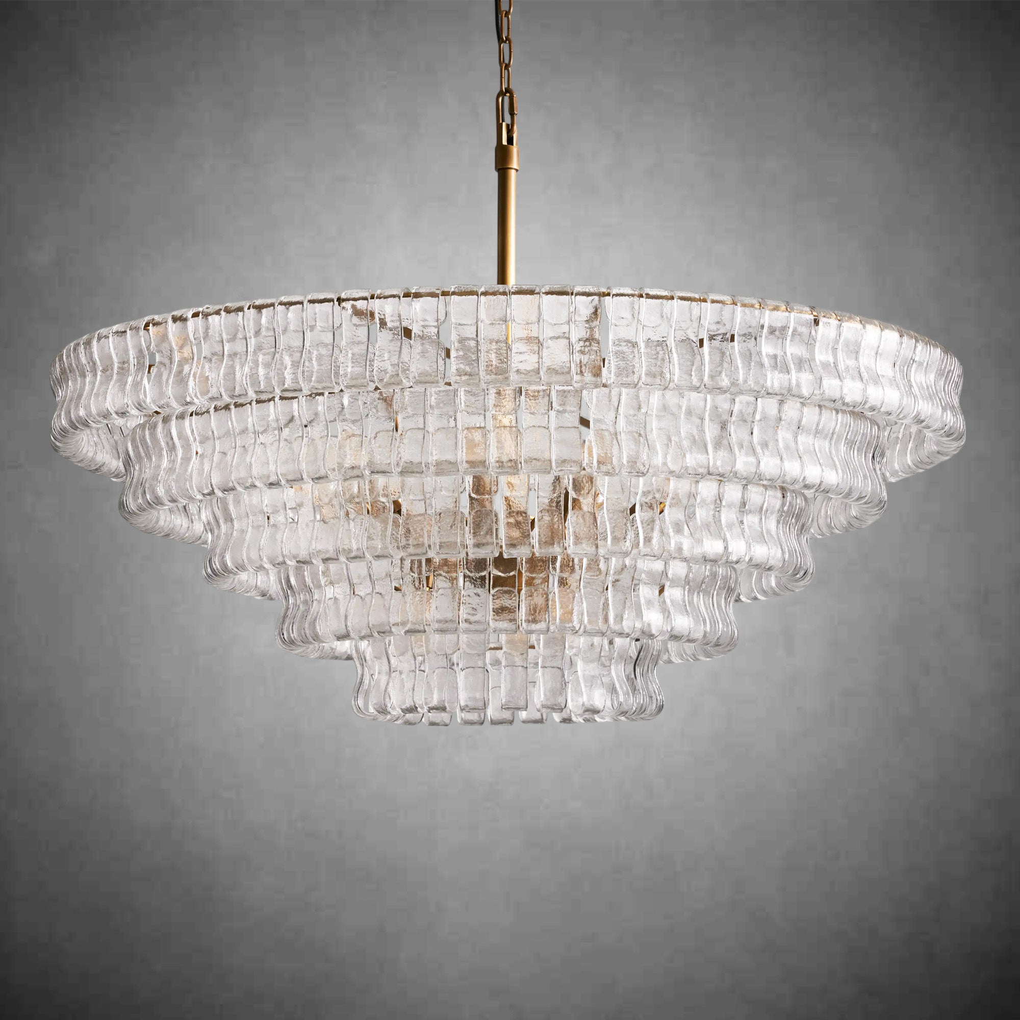 Ghiaccio Round Chandelier 24"36"48"60"