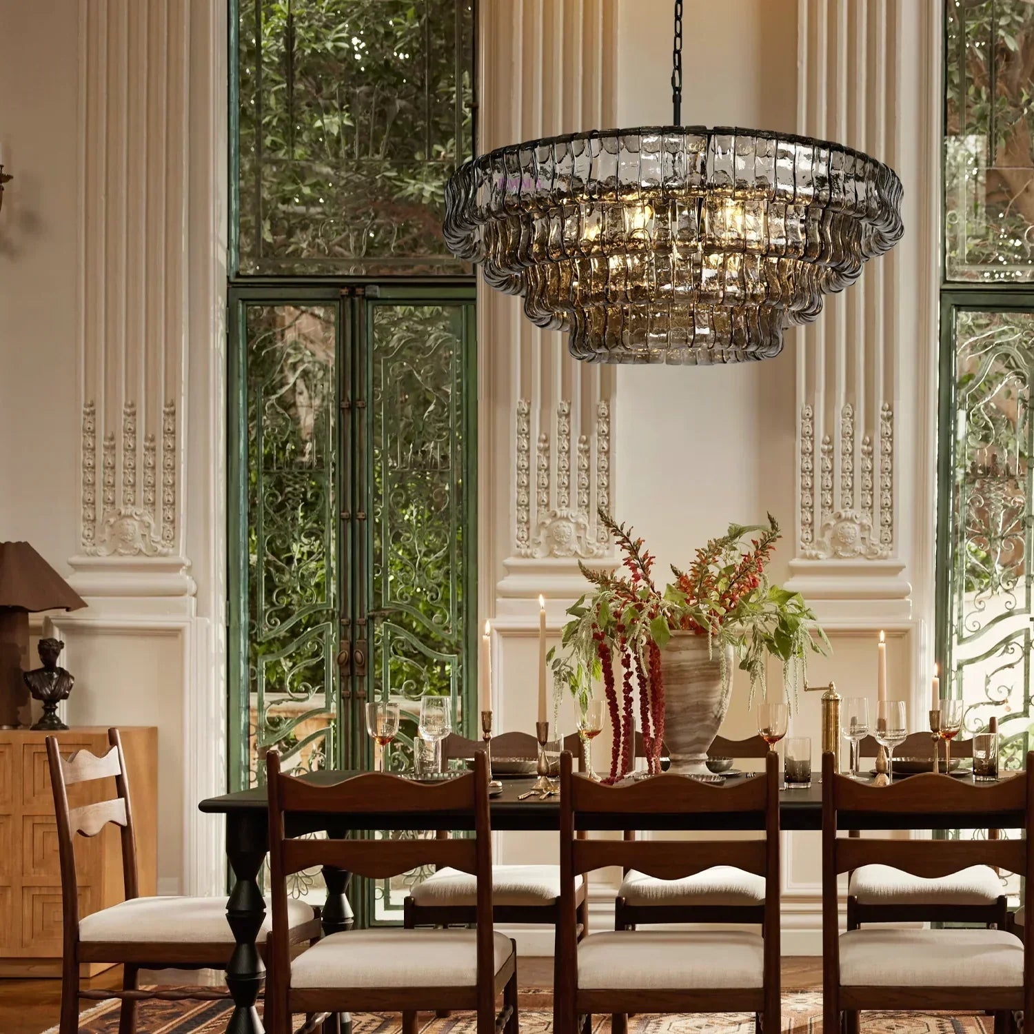 Ghiaccio Round Chandelier 24" 36" 48" 60" - Camilalamps - CA-A31902
