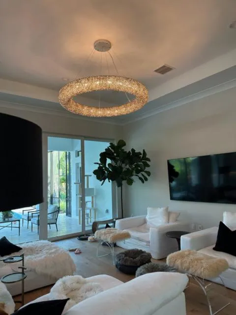 Hale Crystal Round LED Chandelier 32"41''59''72''