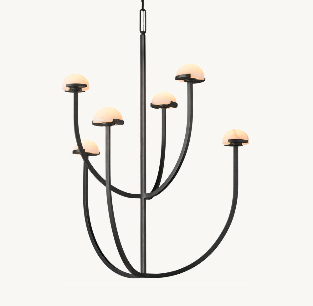 PEDRA ROUND CHANDELIER 32"