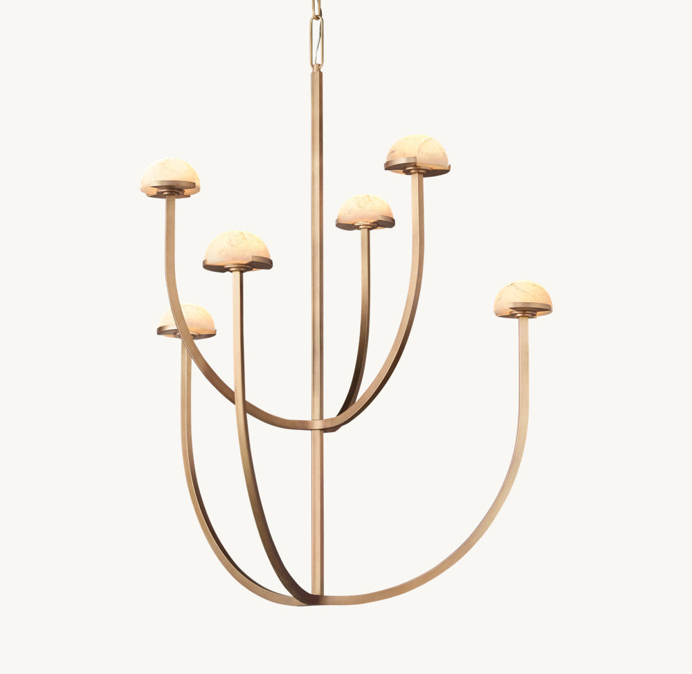 PEDRA ROUND CHANDELIER 32"