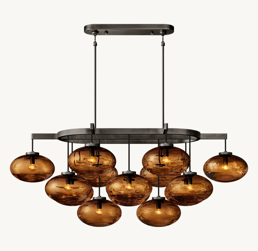 Cabrette Linear Chandelier 54"-MEET LIGHTING