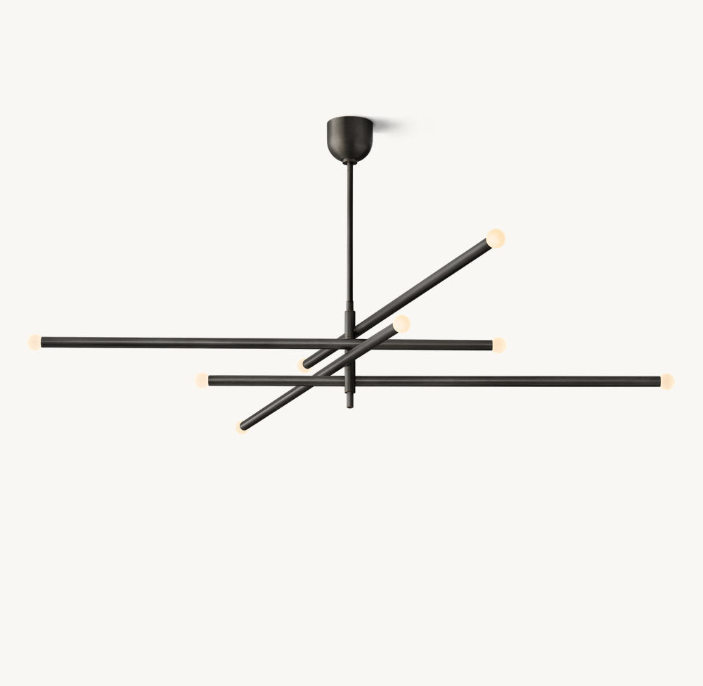 ROUSSEAU 8-LIGHT MOBILE ORB CHANDELIER
