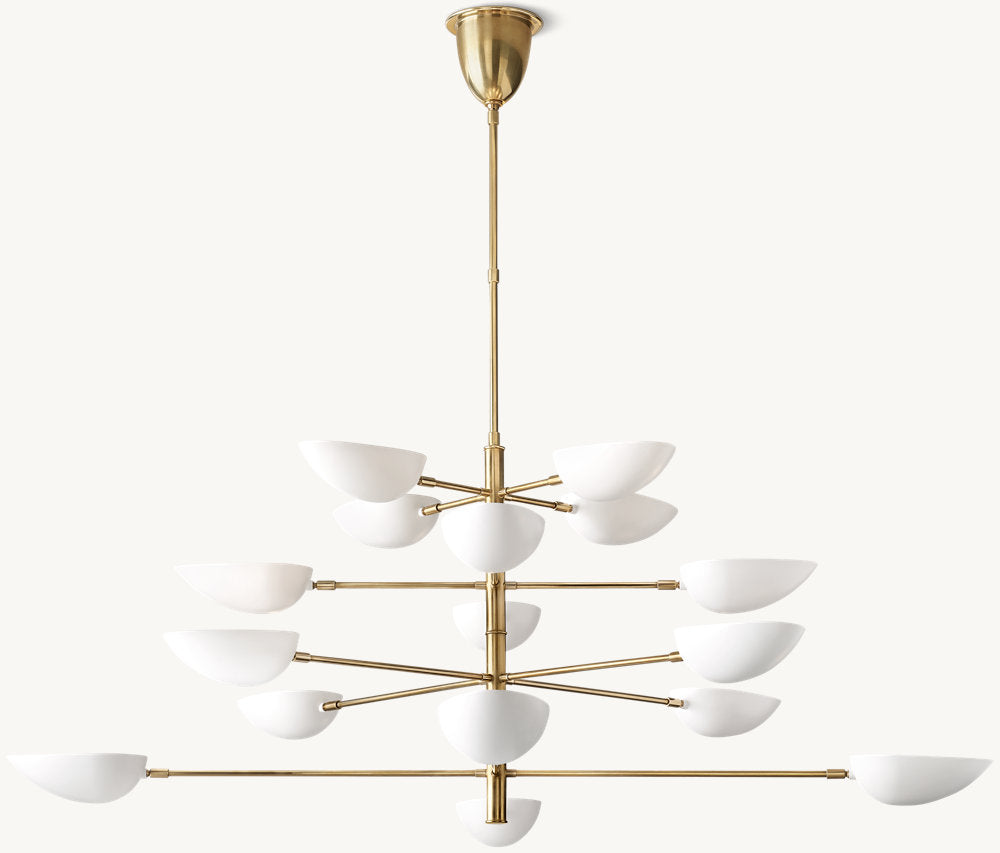 GRAPHIC CHANDELIER 70"