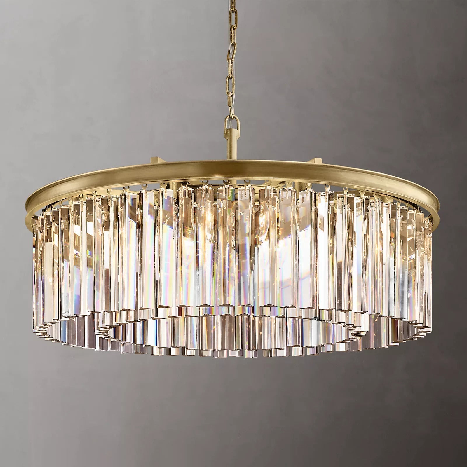Rhys Round Chandelier 32", 8-lights