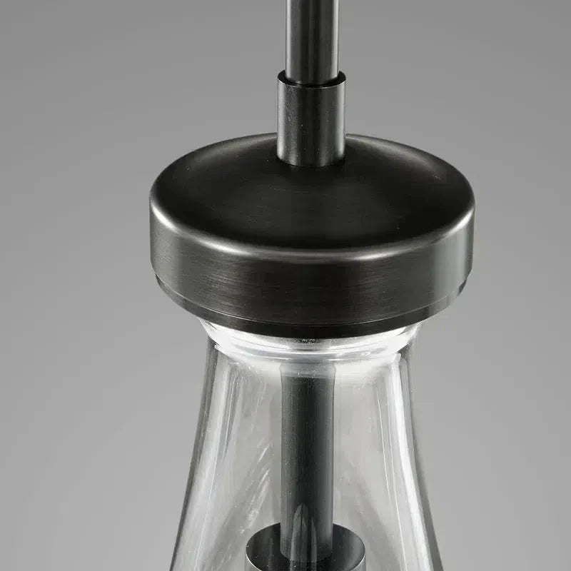 Raindrop Round Chandelier 2-Light 5''