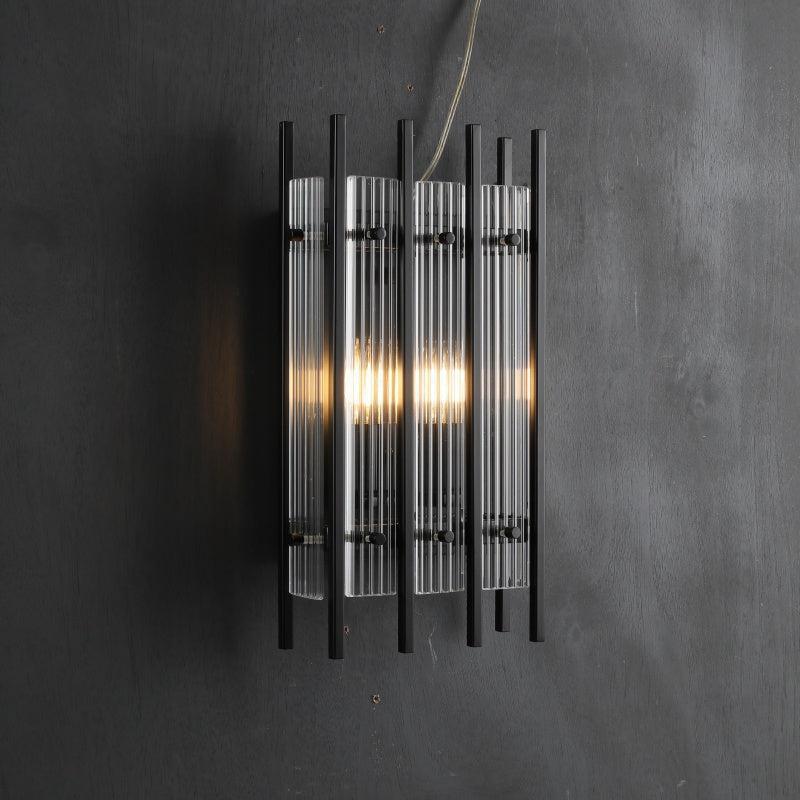 Sun Marco Glass Rectangular Wall Sconce