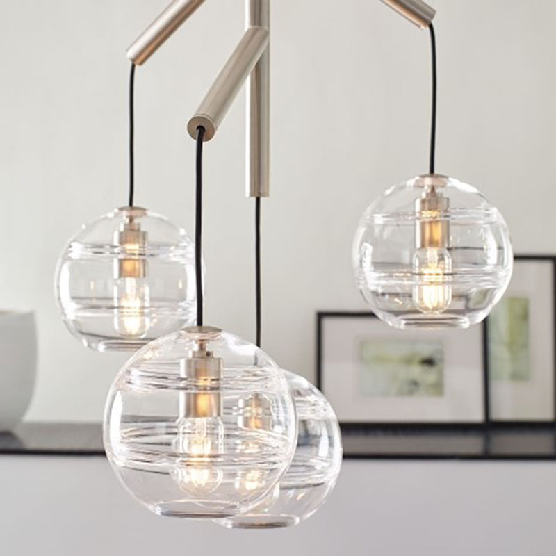 Art Glass Ball Sedona Chandelier-MEET LIGHTING