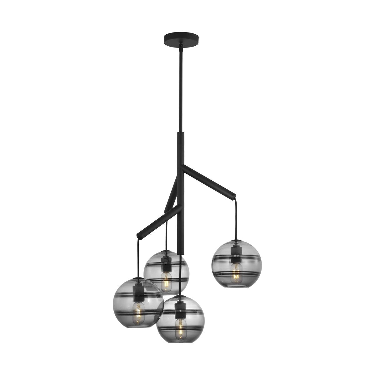 Art Glass Ball Sedona Chandelier-MEET LIGHTING