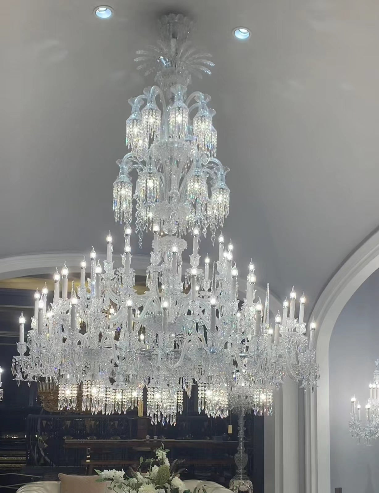 Luxury Large Multi Candles Chandelier Islam Crystal Ceiling Lighting Fixture For Living Room/ Hall Decoration-MEET LIGHTING
