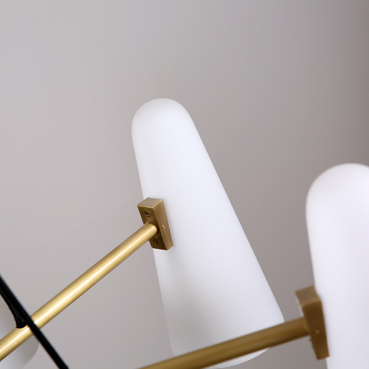 Modern Style Round Cone Glass Chandelier for Bedroom/Living Room/Dining Room-MEET LIGHTING