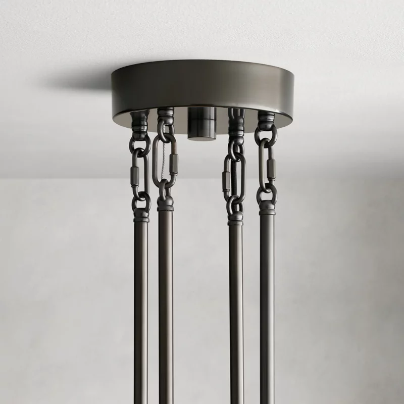 Delsie Round Chandelier-MEET LIGHTING
