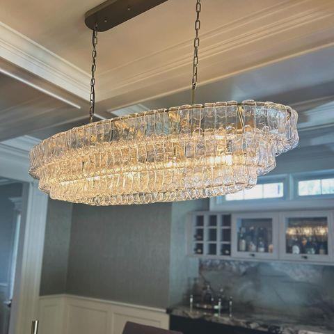 Ghiaccio Oval Chandelier 54" 65"-MEET LIGHTING