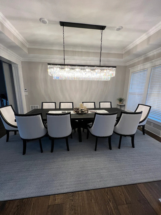 1920s K9 Crystal Round Chandelier Flushmount