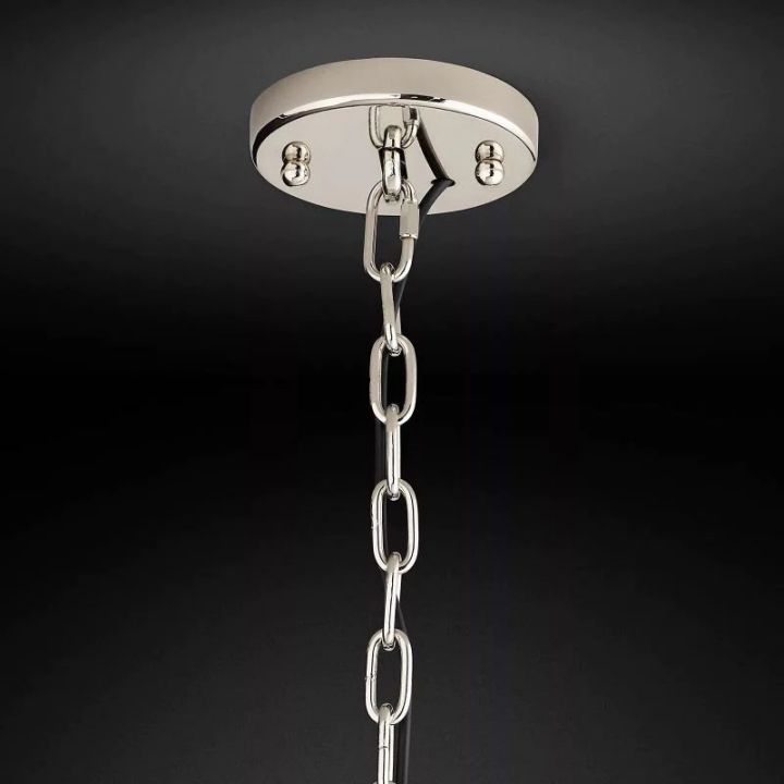1920s Odeon Crystal Art Deco Square Chandelier 47"