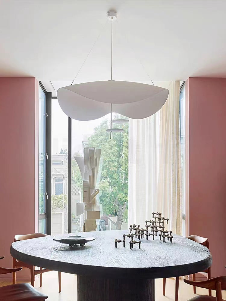 Designer Model Modern Art Hat Shape Gold Leaf Pendant Chandelier for Living/Dining Room-MEET LIGHTING