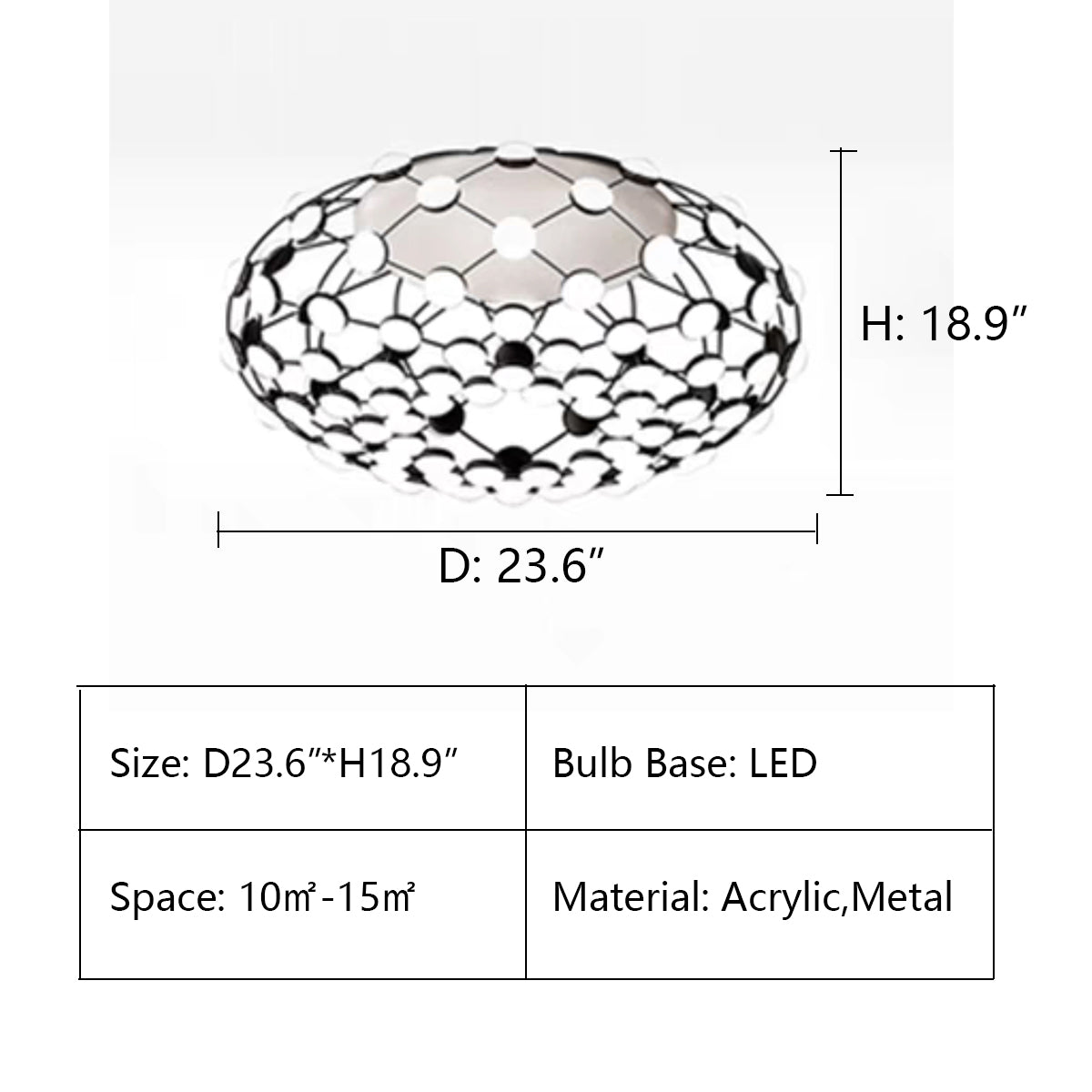 Modern Basket Chandelier for Living/Dining Room-MEET LIGHTING