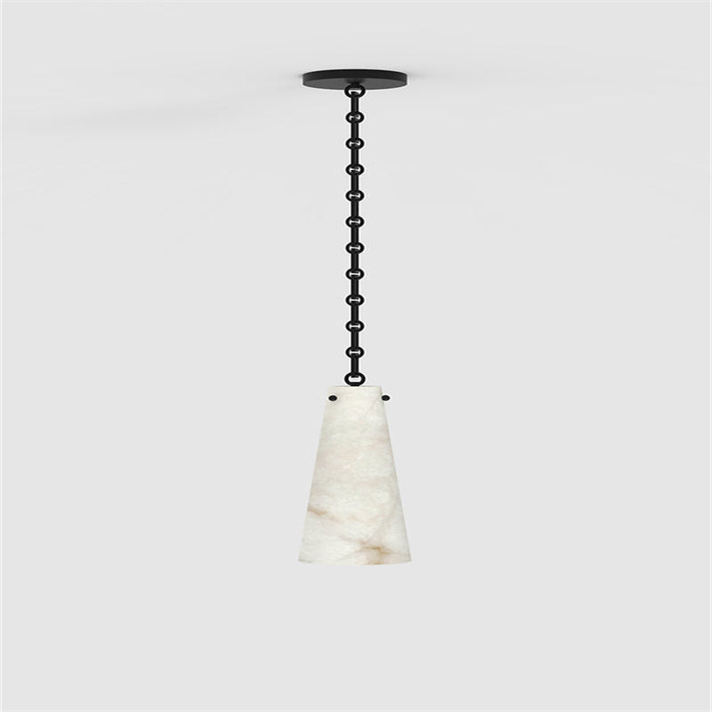 Luccas Contemporary Alabaster Pendant Light