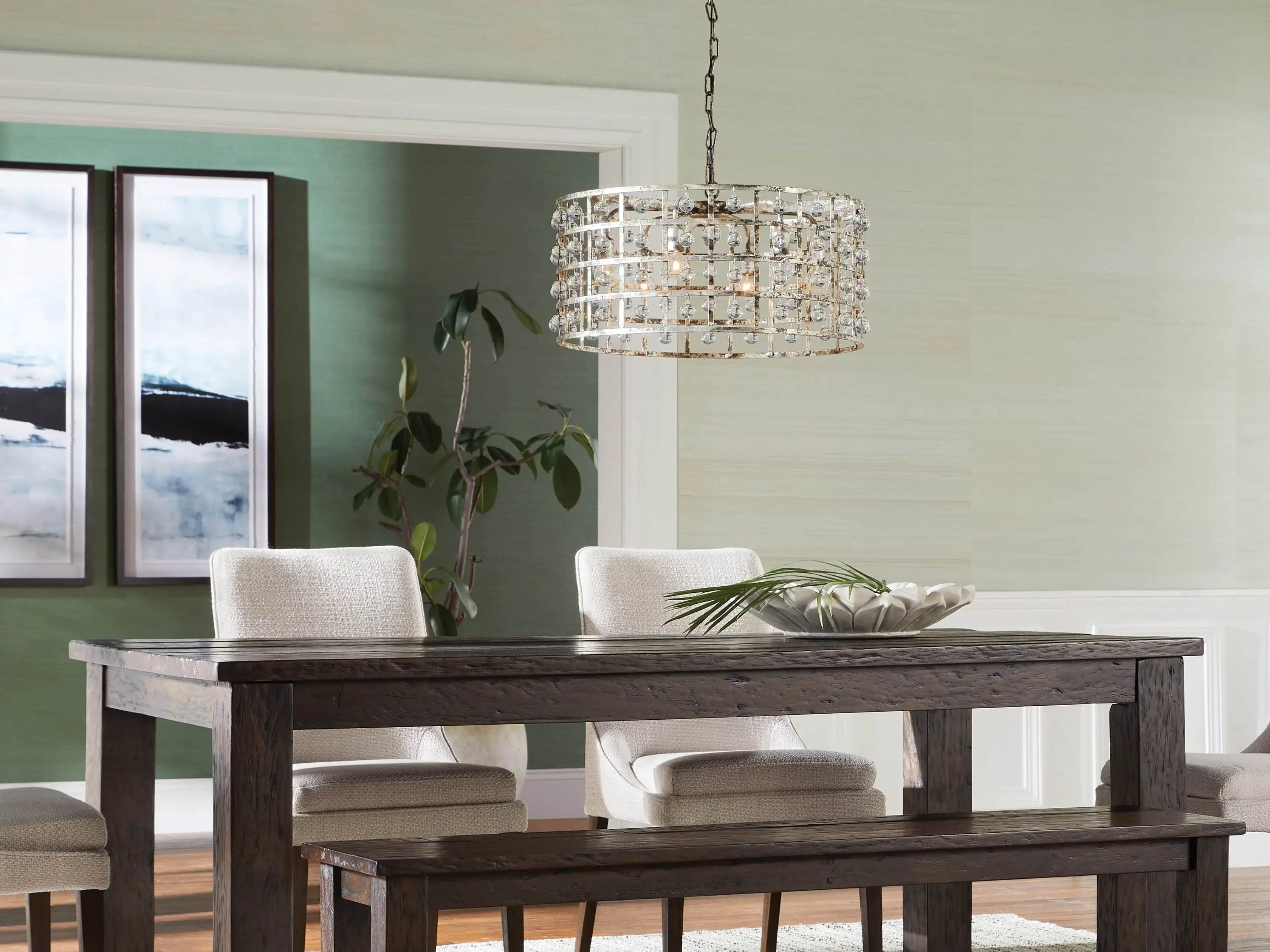 La Cage Round Chandelier-MEET LIGHTING