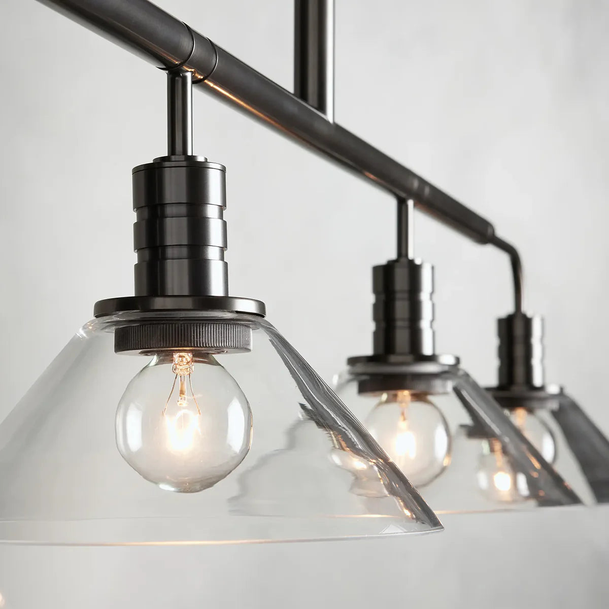Art Glass Therona Linear Chandelier-MEET LIGHTING