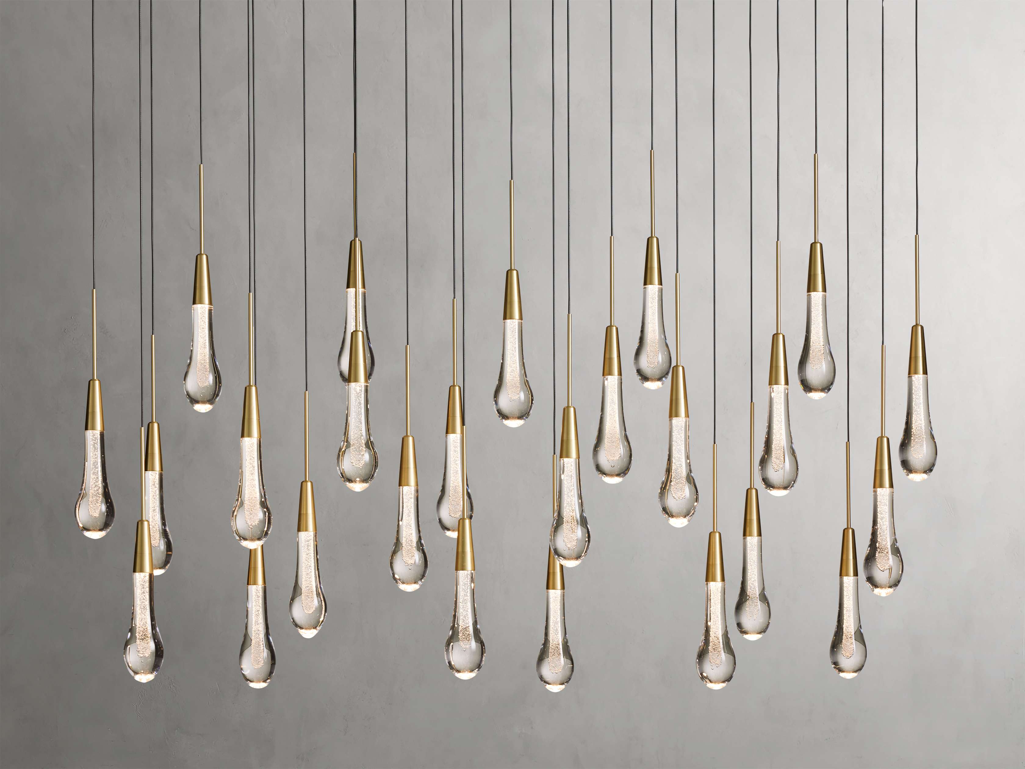 Soltaire Linear Chandelier 37"50"70"87"120"