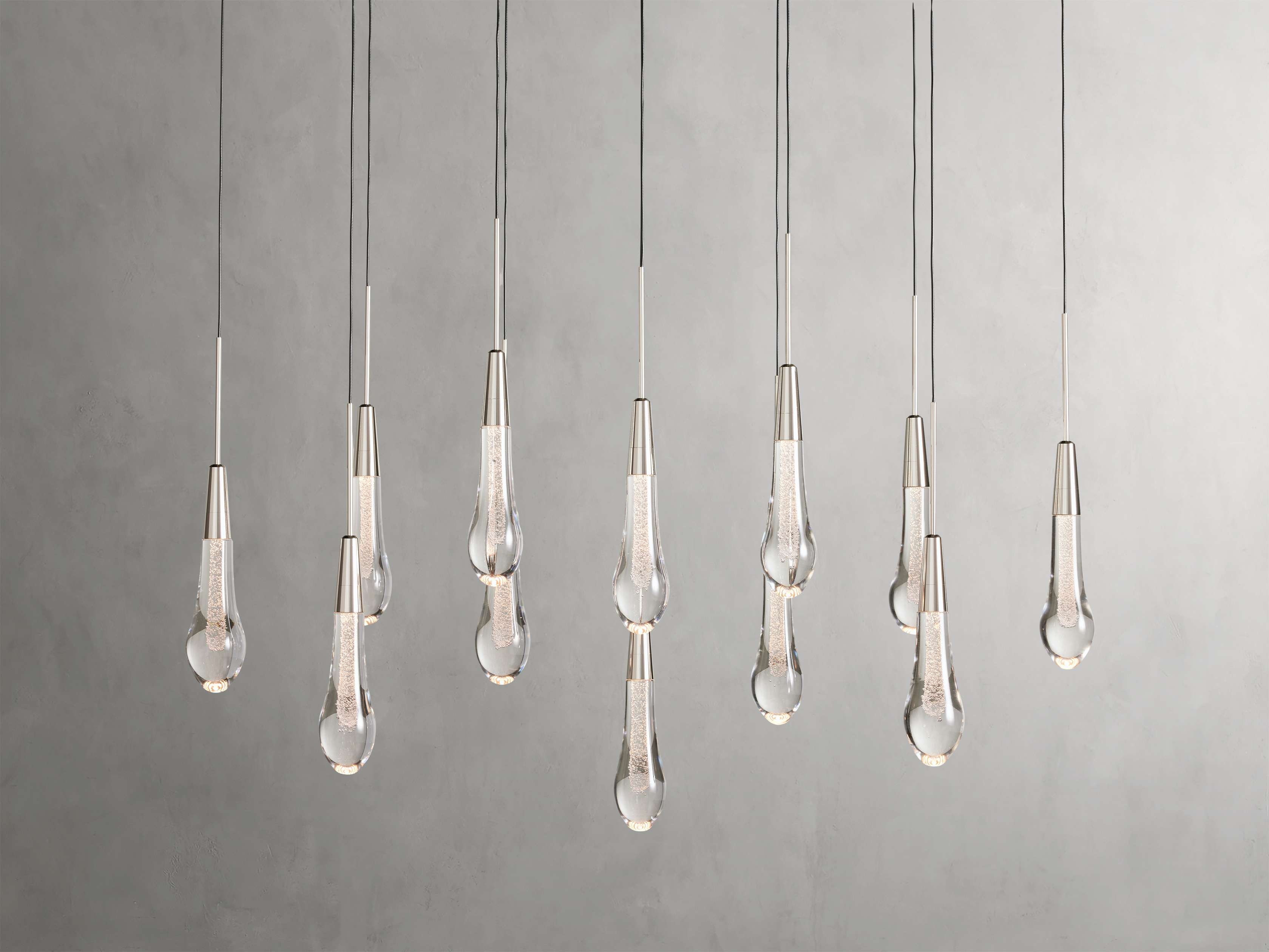 Soltaire Linear Chandelier 37"50"70"87"120"