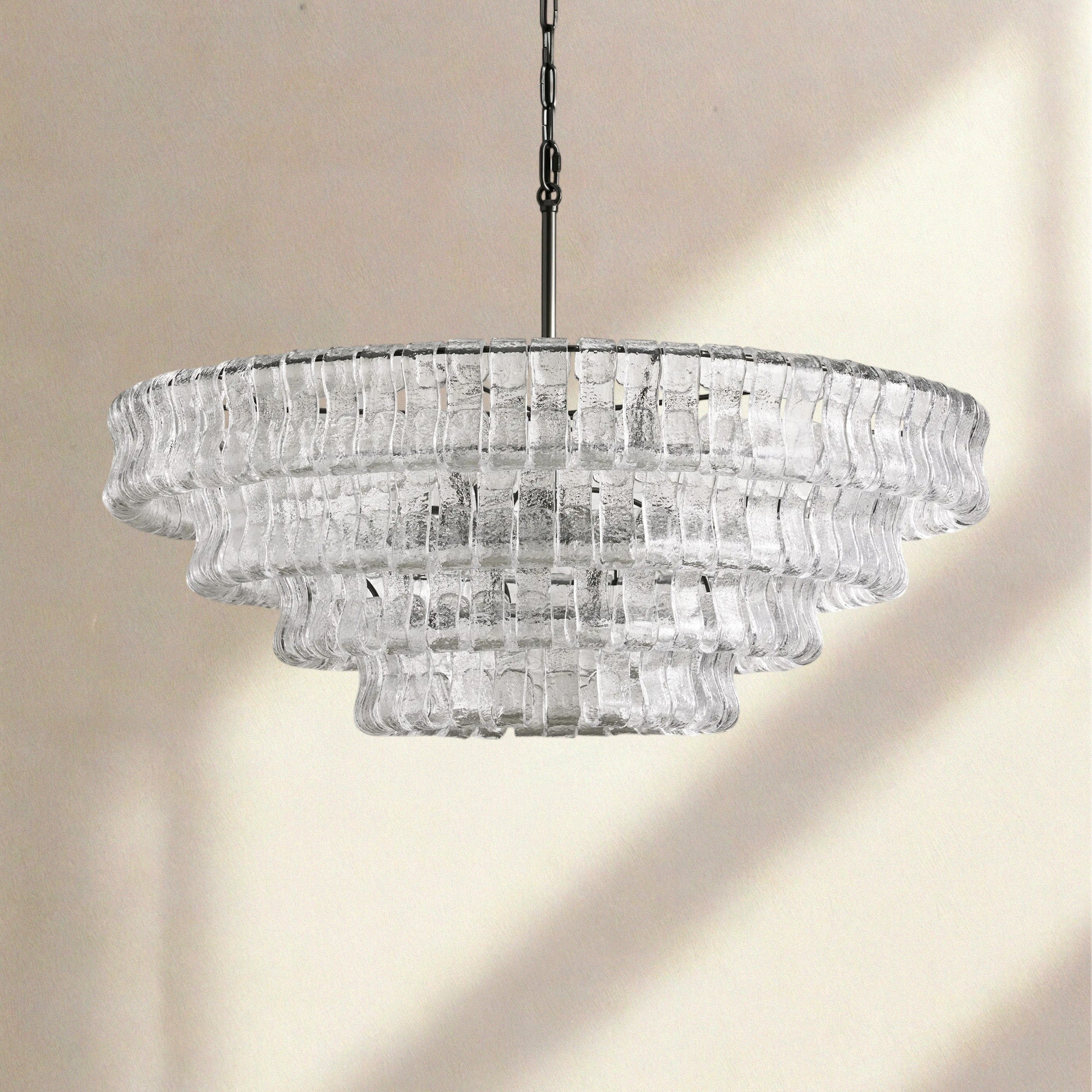 Ghiaccio Round Chandelier 24" 36" 48" 60"
