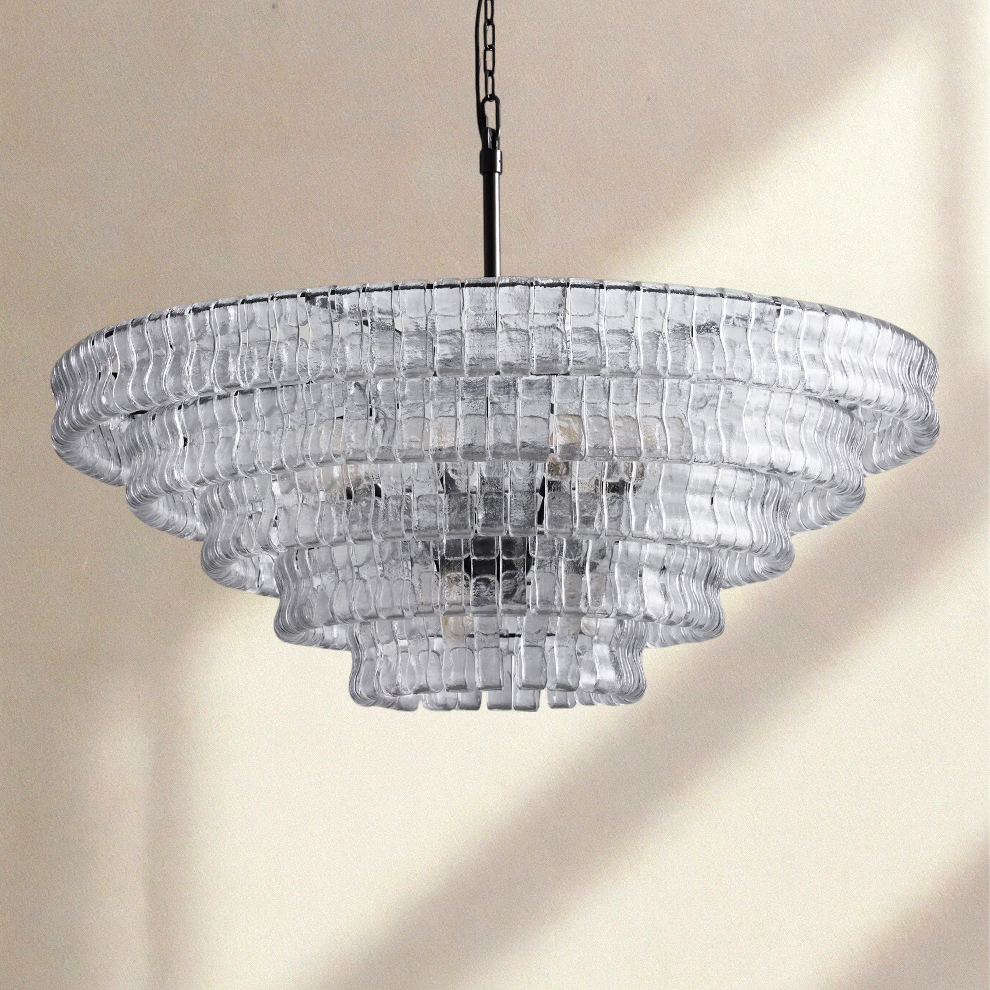 Ghiaccio Round Chandelier 24" 36" 48" 60"
