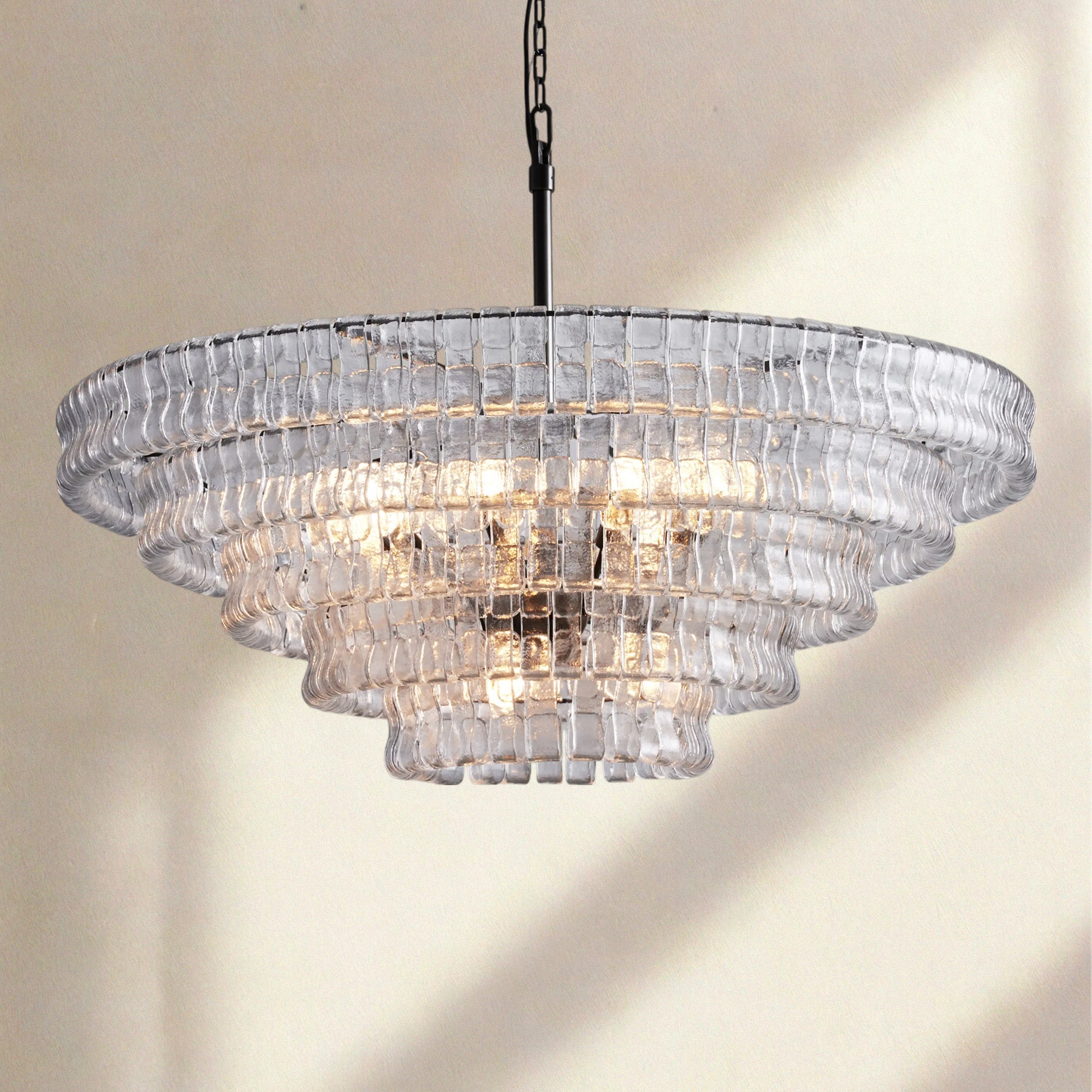 Ghiaccio Round Chandelier 24" 36" 48" 60"