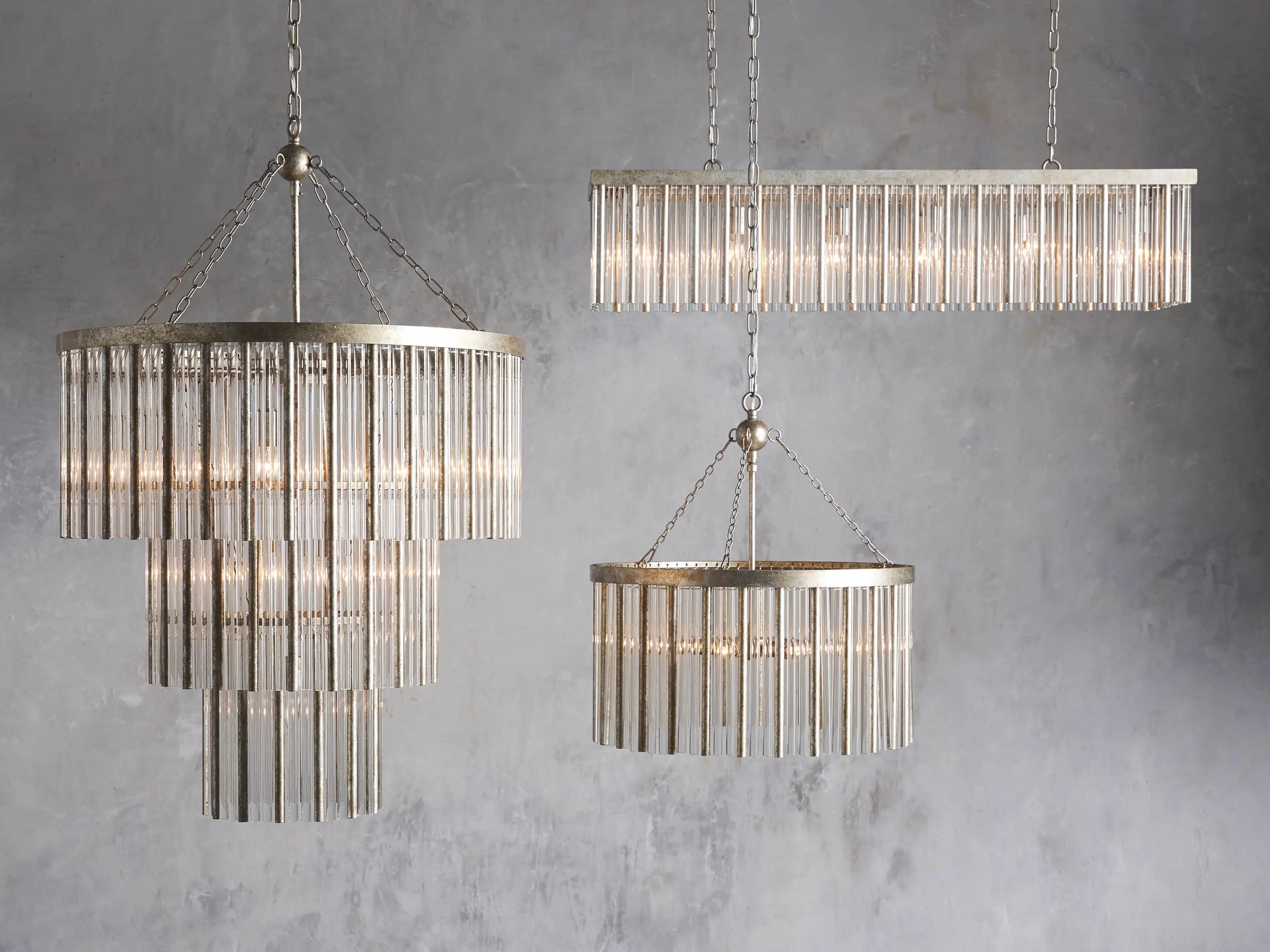 Andalucia 56" Rectangular Chandelier-MEET LIGHTING