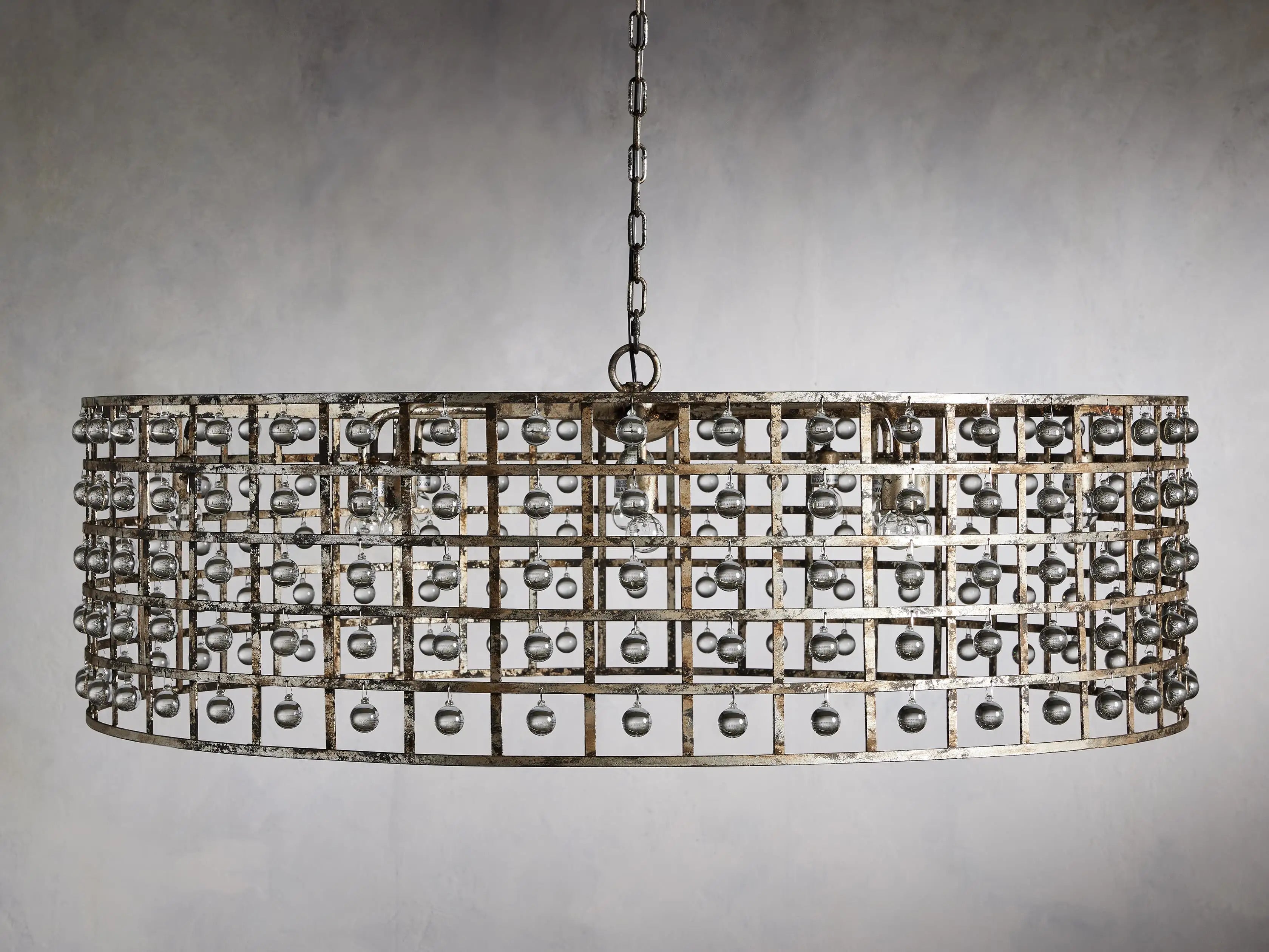 La Cage Round Chandelier-MEET LIGHTING
