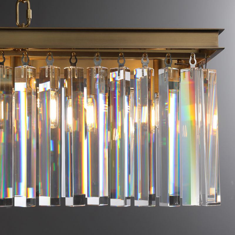 1920s K9 Crystal Round Chandelier Flushmount