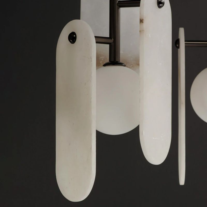 Alabaster Studio M Megalith 5-Light Chandelier-MEET LIGHTING