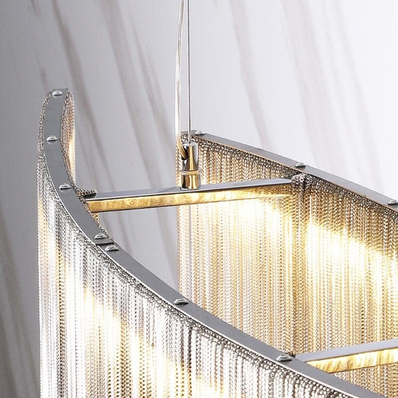 Alisa Oval Chandelier-MEET LIGHTING