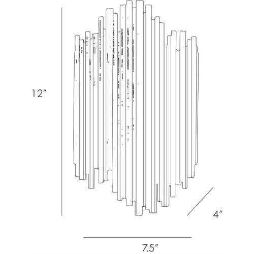 Althely 2 Lights Wall Sconce-Meet Lighting