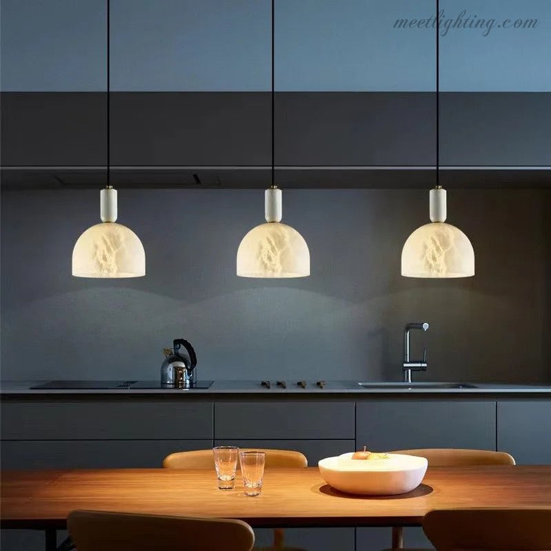 Altus Alabaster Pendant Light-Meet Lighting