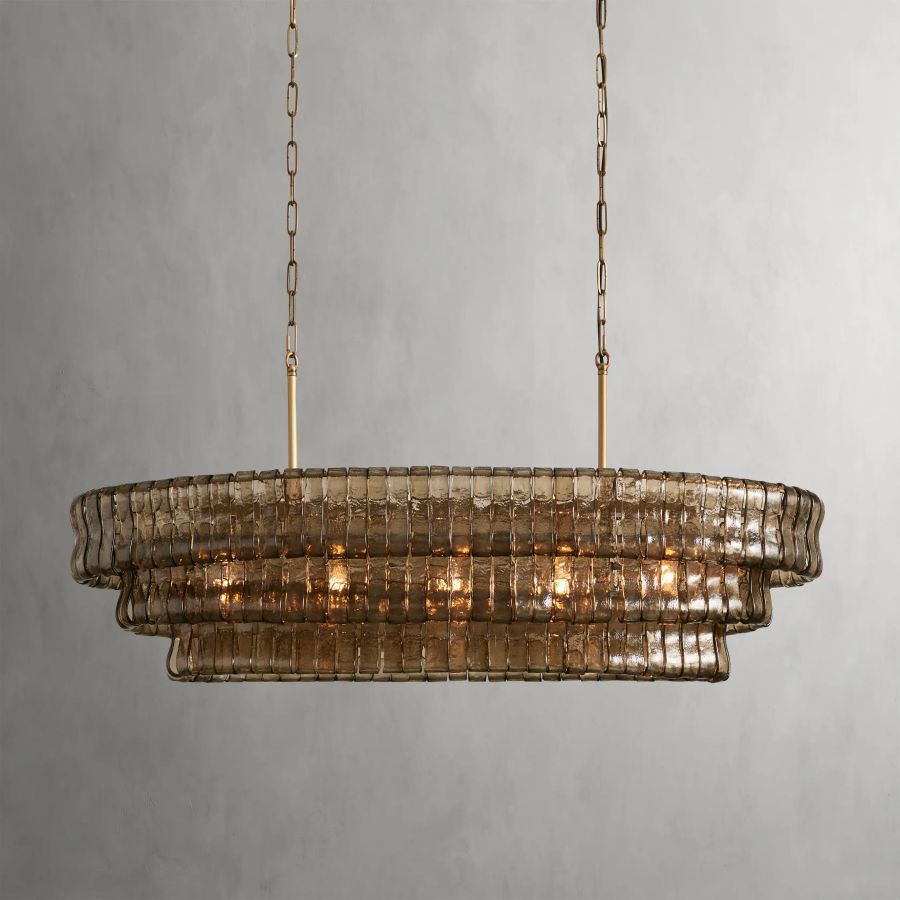 Amir Oval Chandelier-MEET LIGHTING