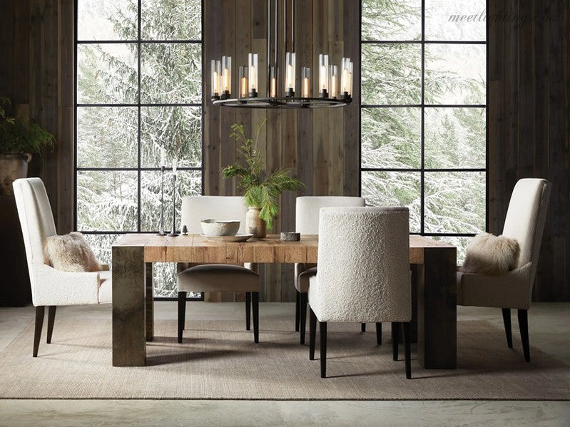 Andreas Round Chandelier-MEET LIGHTING