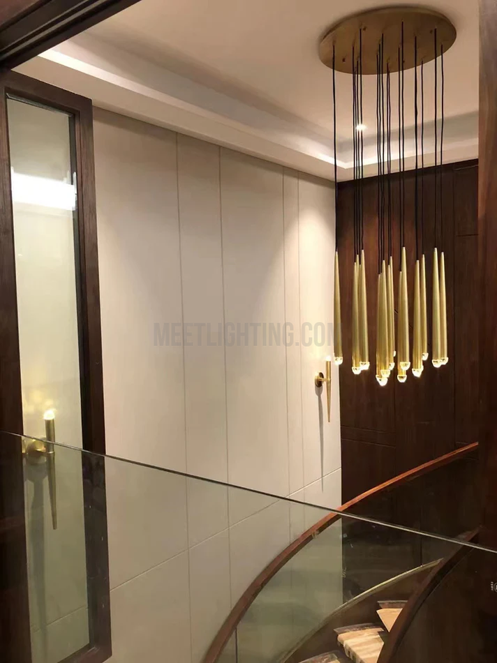 Aquitance Round Chandelier 30"-MEET LIGHTING